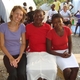 Mit Frauen im Flüchtlingslager in Haiti