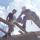 Aufbau neuer Häuser im erdbebengeschädigten Haiti