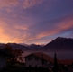 Abenstimmung vom Balkon von unserem Haus
