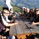 Wir warten auf ein feines Abendessen auf der Alp