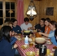 Fondueplausch in einer Berghütte in Adelboden